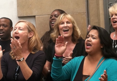 Caroling on State Street